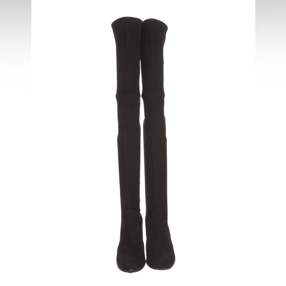 Stuart Weitzman Suede Over-The-Knee Boots SZ 7.5 Black